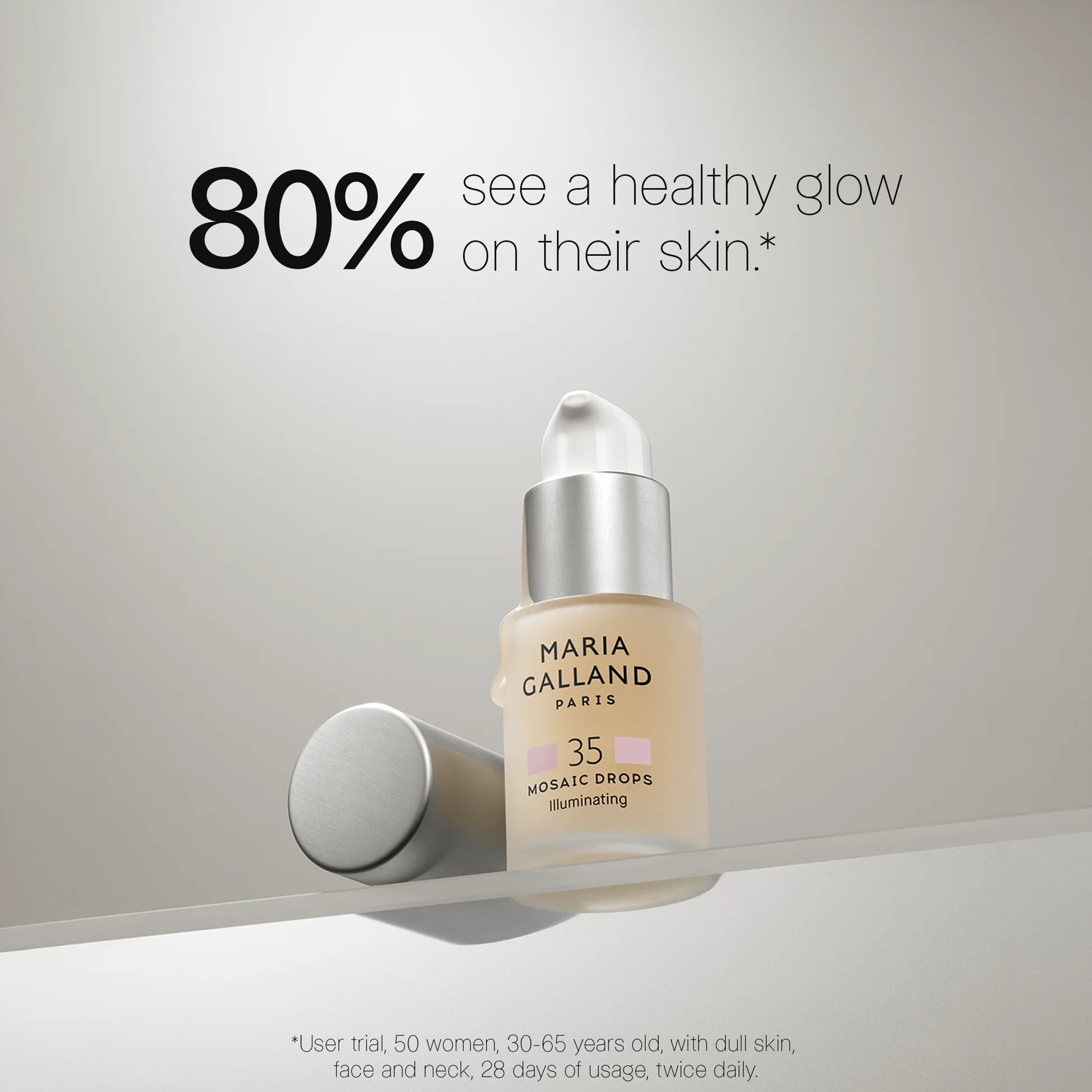 35 Ser iluminator pentru ten Maria Galland MOSAIC DROPS 15ml