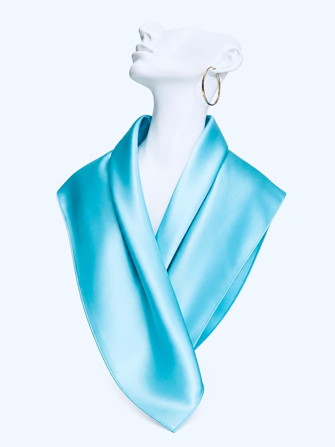 Eșarfă din satin premium – Turquoise