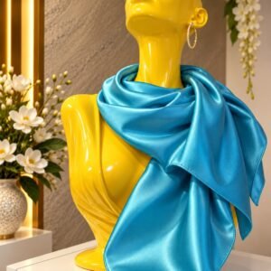 Eșarfă din satin premium – Turquoise