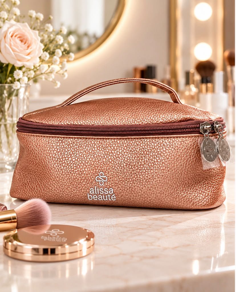 Portfard elegant Rose Gold - Alissa Beauté